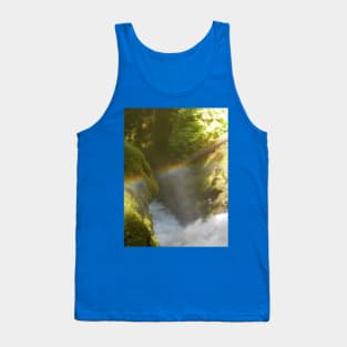 Rainbow Sol Duc Falls Nature Photography Pacific Northwest Tank Top